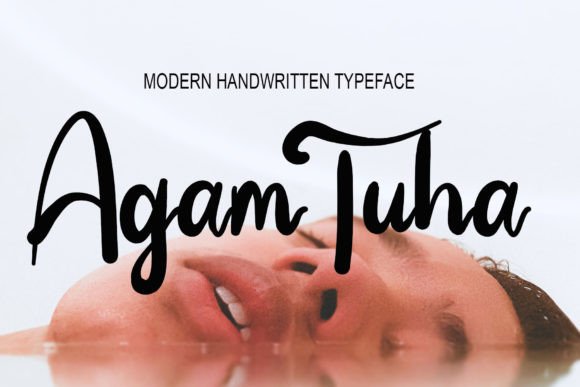Agam Tuha: A Modern Handwritten Font for Crafters & Sellers
