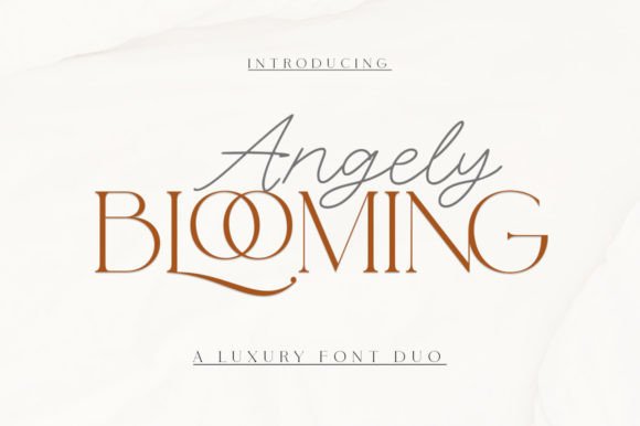 Angely Blooming: A Thoughtful Script Font for Editorial Design