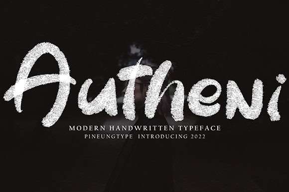 Autheni: A Handwritten Font That Feels Like a Thoughtful Pause