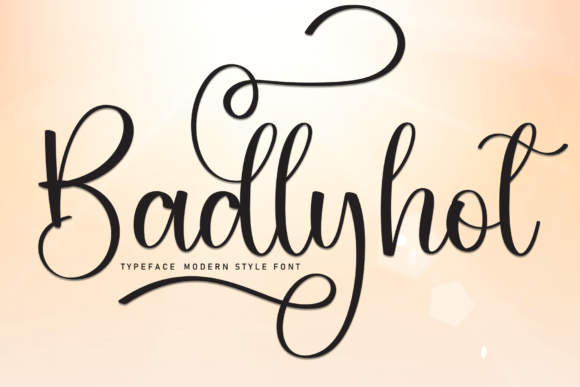 Badlyhot: A Handwritten Font with a Modern Soul