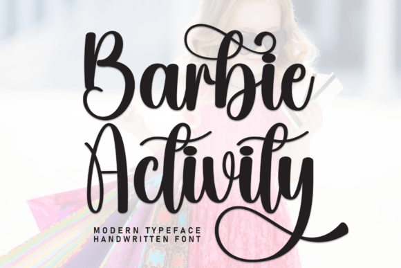 Barbie Activity: A Friendly Handwritten Font for Digital Branding