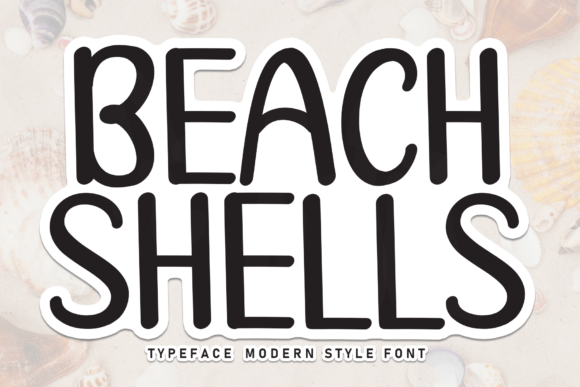 Beach Shells: A Friendly Handwritten Font for Small Business Branding