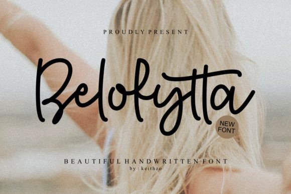 Belofytta Handwriting Font for Elegant Craft & Print Projects