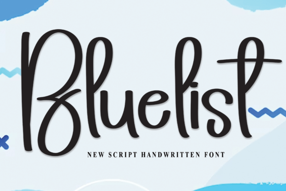 Bluelist: A Friendly Handwritten Font for Digital Branding