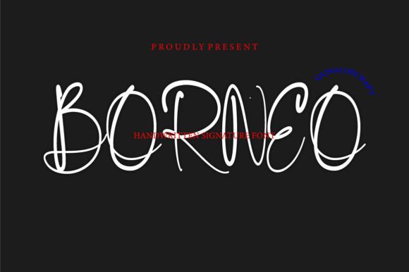 Borneo Font: A Signature Touch for Handmade Creators