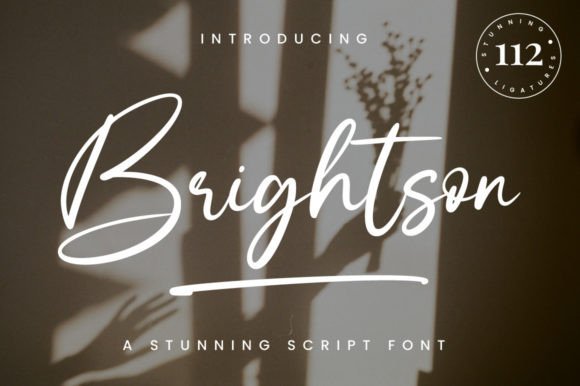 Brightson: A Handwritten Font That Elevates Real Small Business Branding