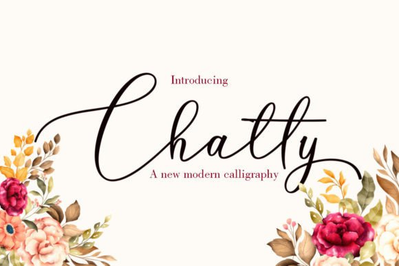 Chatty: A Delicate Handwritten Font for Digital Branding