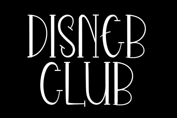 Disneb Club: A Friendly Handwritten Font for Warm Digital Experiences