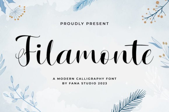 Filamonte: A Romantic Script Typeface for Handmade Creators