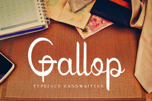 Gallop: A Handwritten Font That Earns Its Place in Real Campaigns