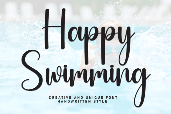 Happy Swimming: A Font That Adds Personality to Branding