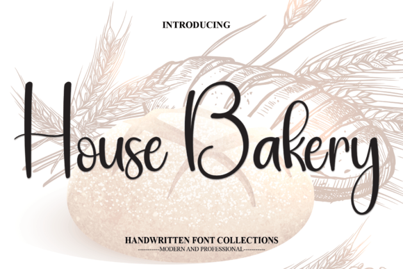 House Bakery: A Sweet, Handwritten Font for Thoughtful Design