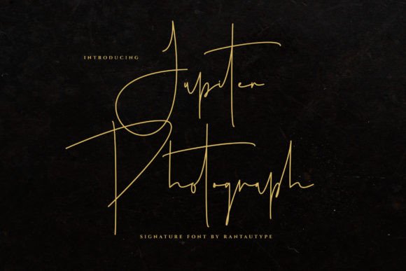 Jupiter Photograph: A Script Font for Digital Branding