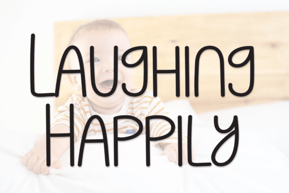 Laughing Happily: A Friendly Handwritten Font for Campaign Warmth