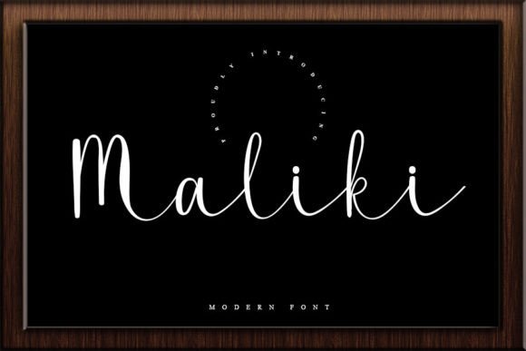 Maliki: The Script Font That Makes Your Campaign Feel Human