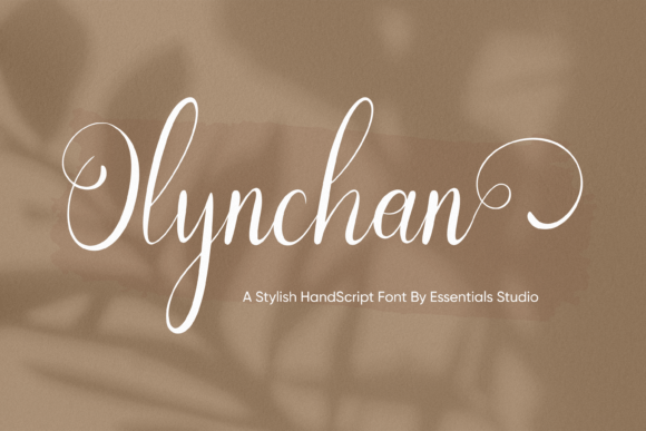 Olynchan: A Flowing Handwritten Font for Elegant Brand Identity