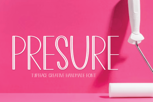 Presure: A Sweet, Friendly Handwritten Font for Real Branding
