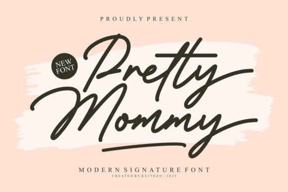 Pretty Mommy: A Delicate Script Font That Elevates Digital Branding
