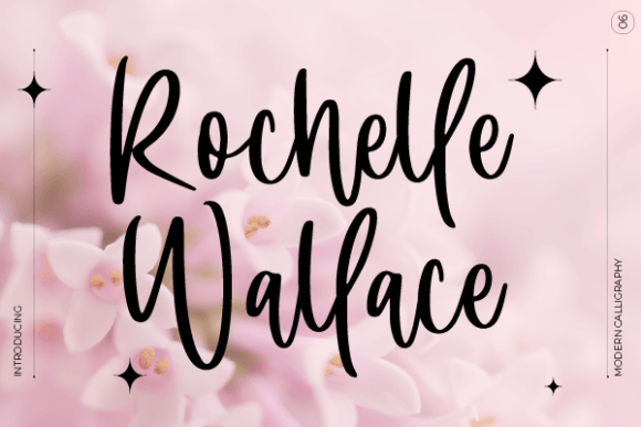 Rochelle Wallace: A Handwritten Font That Feels Like Home