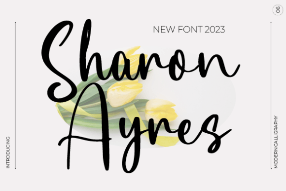 Sharon Ayres: A Handwritten Script Font That Feels Like Home
