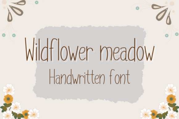 Wildflower Meadow: A Handwritten Font That Feels Like Home